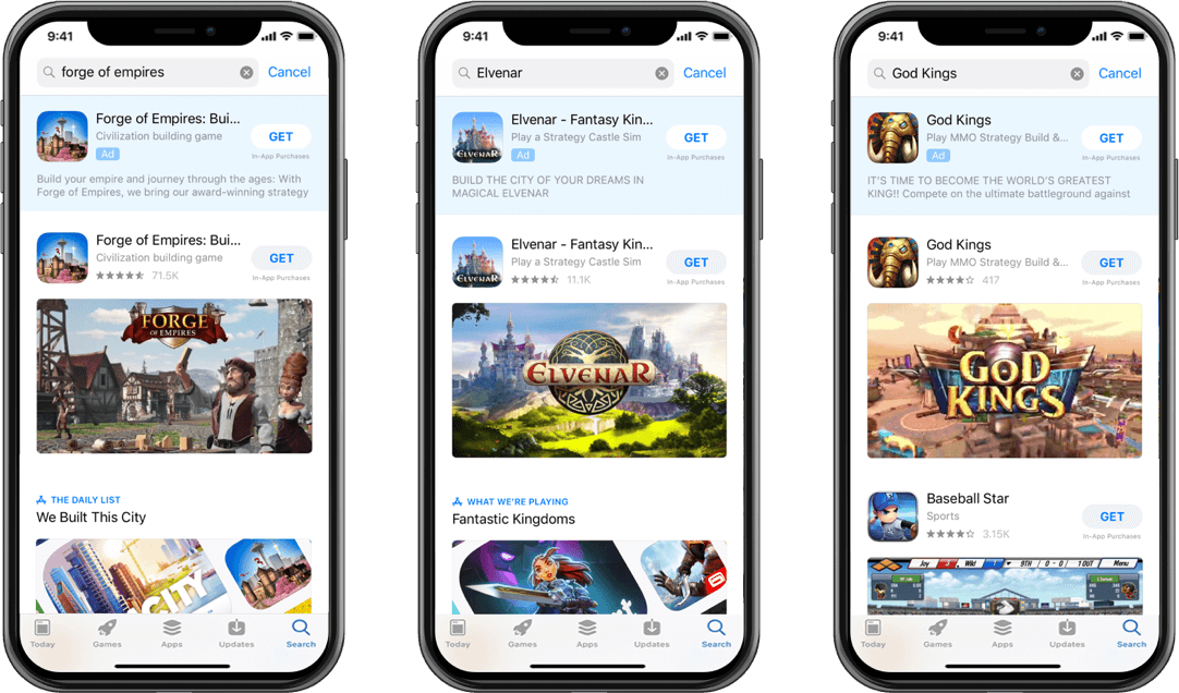 InnoGames experience with Apple Search Ads