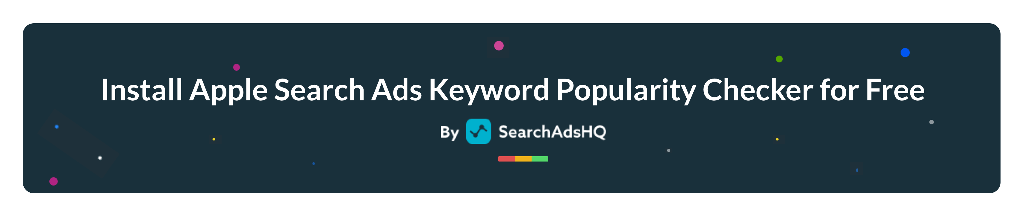 checking keywords popularity score