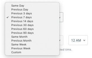 Apple Search Ads automation_date range