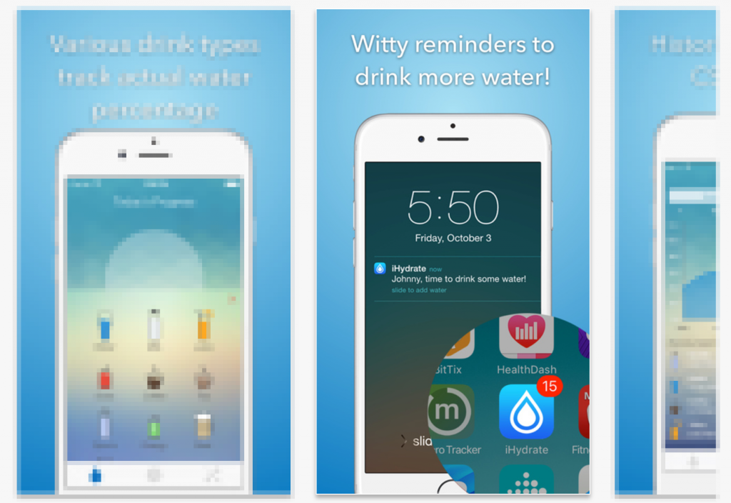 app store screenshots ihydrate splitmetrics