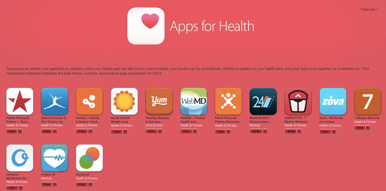 App Store guidelines for health apps